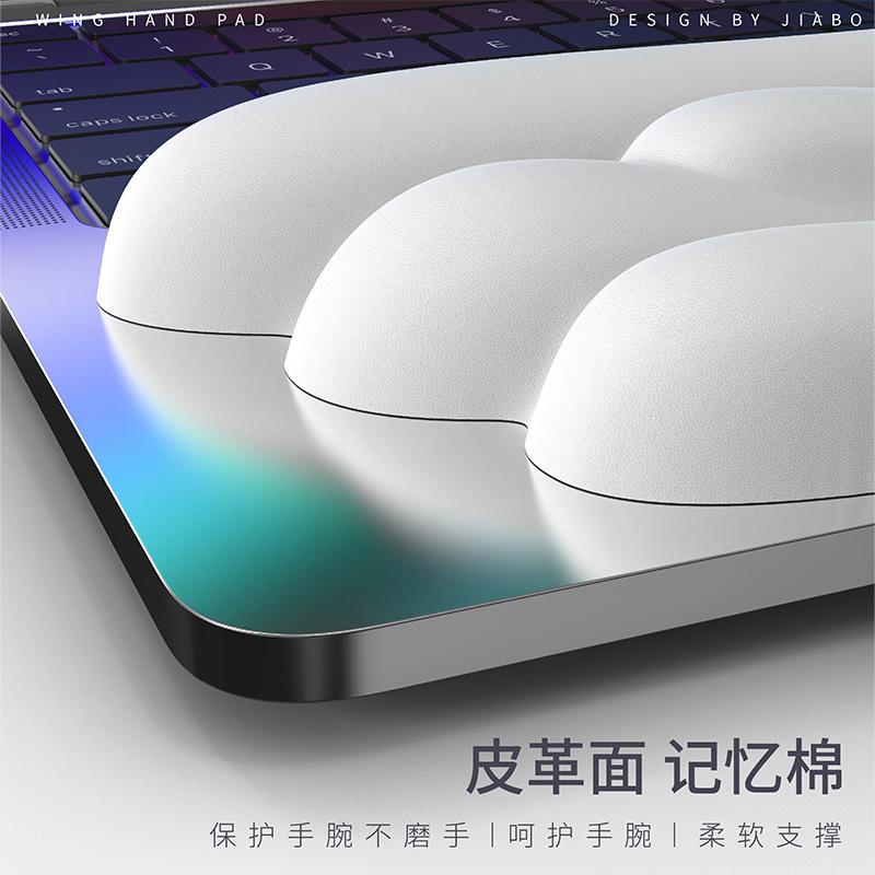 keyboard wrist rest and mouse pad Soft Memory Foam Wrist Rest PU Mousepad Comfortable and Durable for Computer and Laptop Users