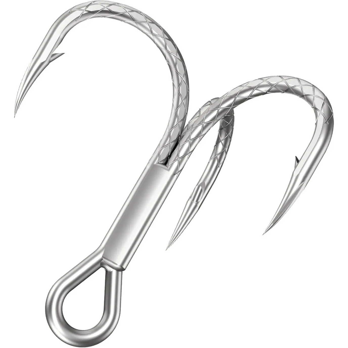 Treble Fishing Hooks,4X  Triple Hooks Fish Scale  Fish Hooks