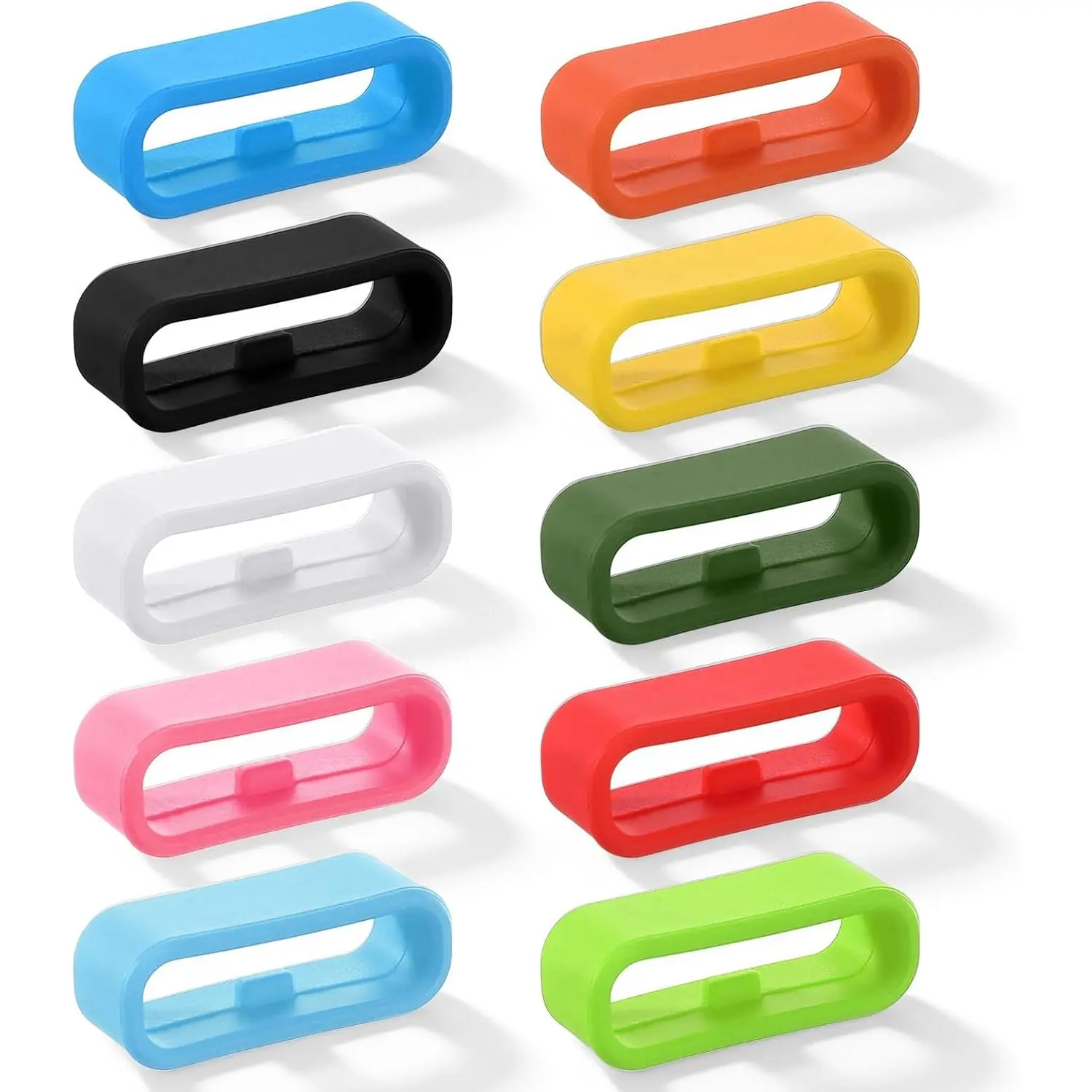 12 count  Magic Band Locks Magic Band Clips Multicolor Watch Band Keeper Magicband Lock Fastener Rings Loop Compatible with  Charge/Charge Hr/ Vivofit
