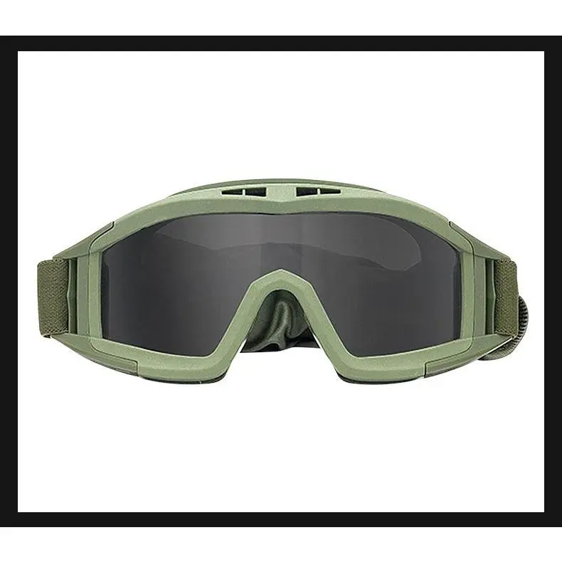 Outdoor Mountaineering Windproof Goggles, Impact Resistant Sports Unisex Cycling Goggles Desert Locust Goggles
