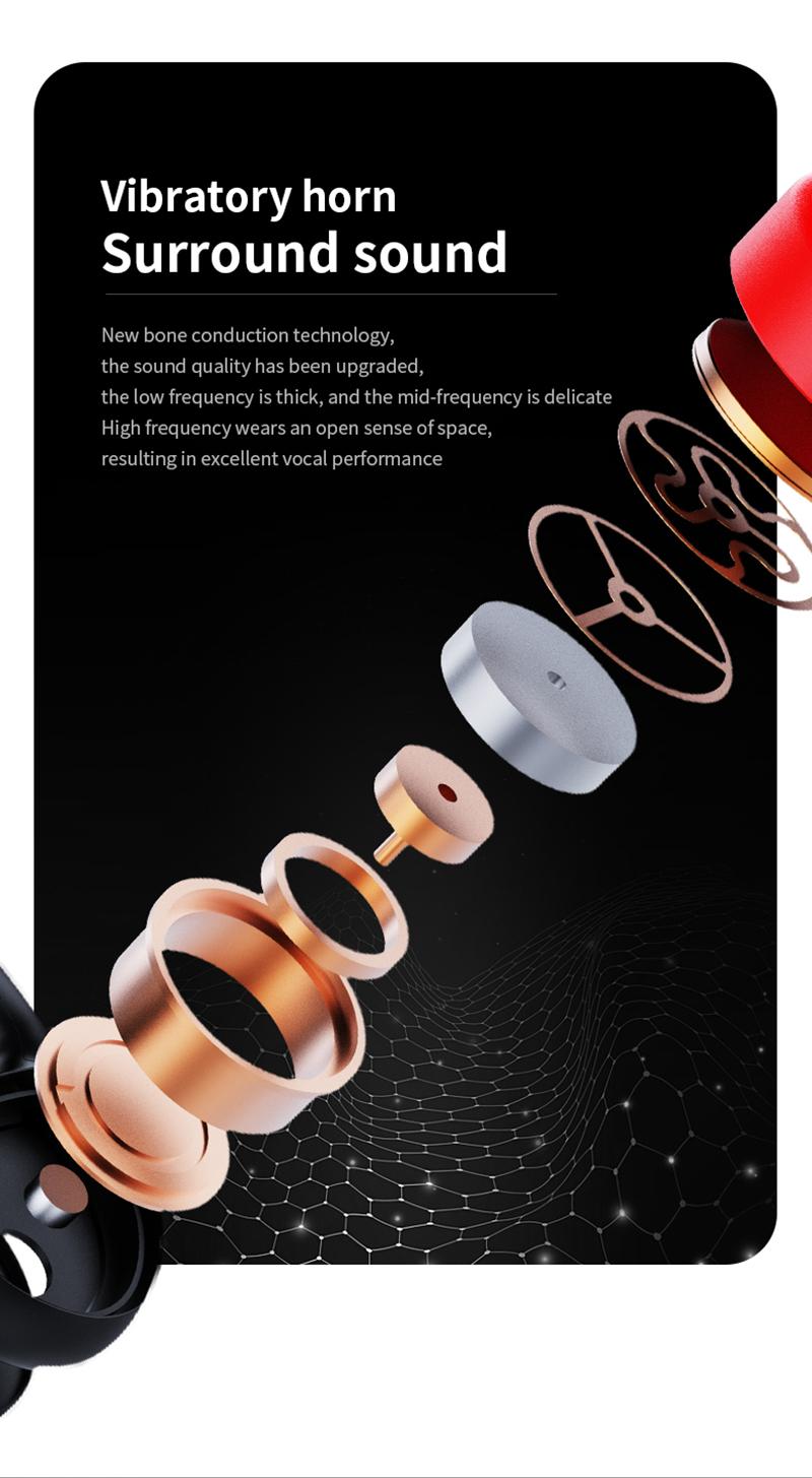 Bluetooth Bone Conduction Earphones IPX8 Waterproof MP3 Player Hifi Ear-hook Wireless Headphone With Mic Headset For Swimmin Bluetooth Bone Conduction Earphones IPX8 Waterproof MP3 Player Hifi Ear-hook Wireless Headphone With Mic Headset For Swimmin