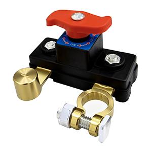 2pcs Car Battery Power Cut-Off Switch Breaker, Pure Copper Stable Transmission High Conductivity Disconnect Switch Smart Battery Disconnect for Car Truck Boat Rv Supplies