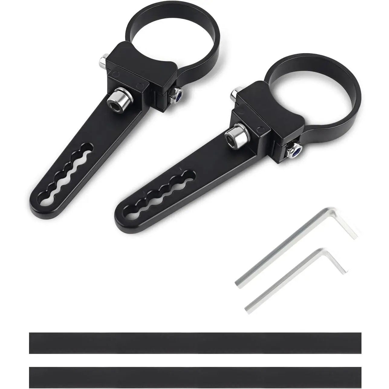2'' Light Bar Mounting Brackets  Bull Bar Roll Cage Tube Clamp Mounts (1 Pair) for Offroad  ATV SUV