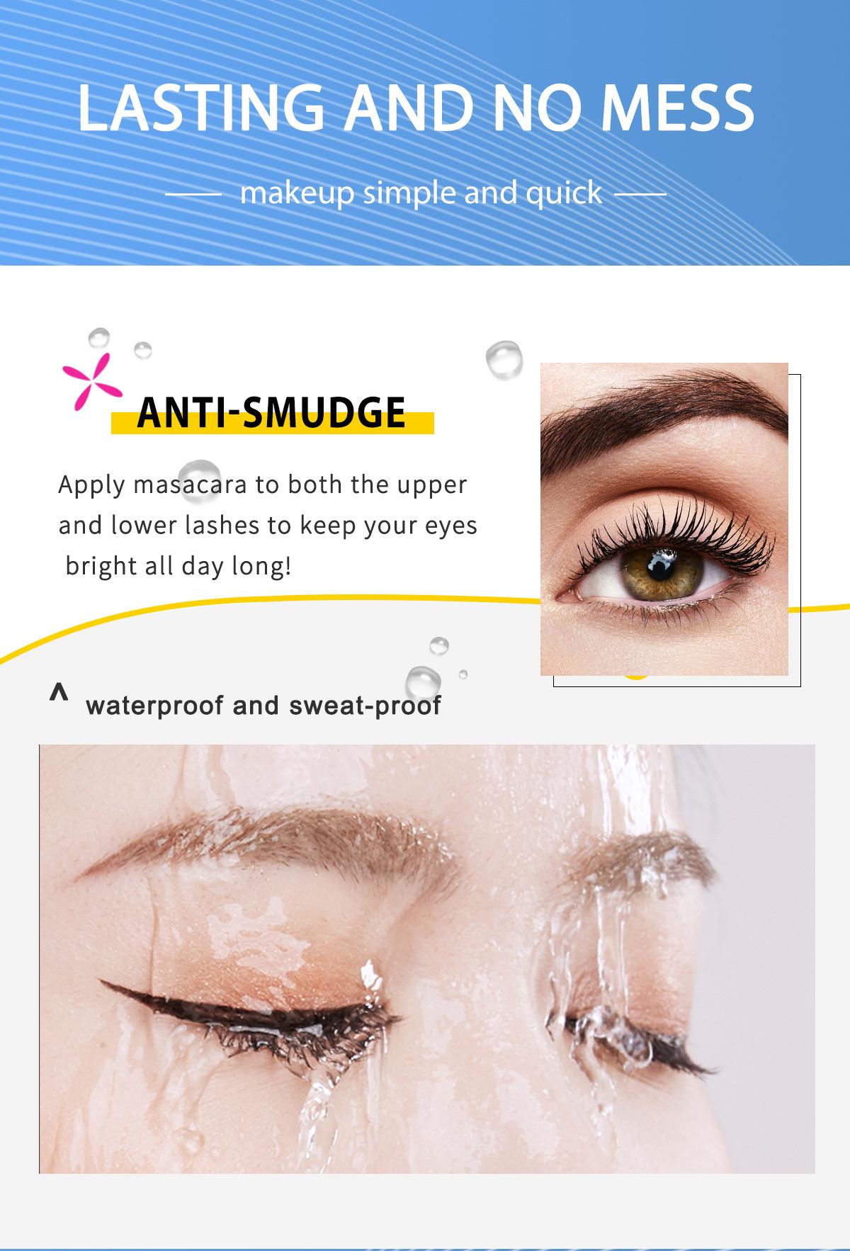 Bob Lengthening Mascara is waterproof, non-smudging, thick, curling, long-lasting, natural, and suitable for daily eyelash base makeup