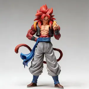 Ultra Four Gohan God Hand Figure, Dragon Ball Gt Fusion Warrior Statue, Ultra Form, Detailed Armor and Belt, Perfect Gift for Anime Fans