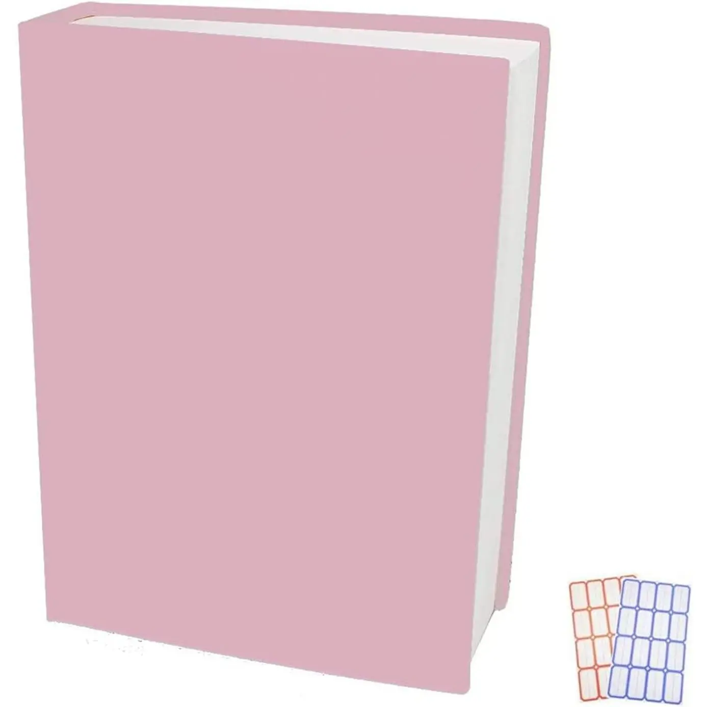 Stretchable  Book Covers, Washable  Book Protector fits Hardcover Textbooks up to 9" X 12" Office  with Free Sticker Labels (1 Pack, )