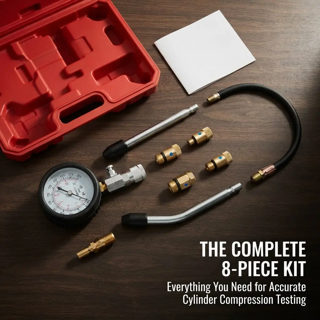 Car Cylinder Pressure Gauge Multifunctional Cylinder Pressure Gauge Cylinder Pressure Detection Tool Dual-Purpose Cylinder Pressure Gauge