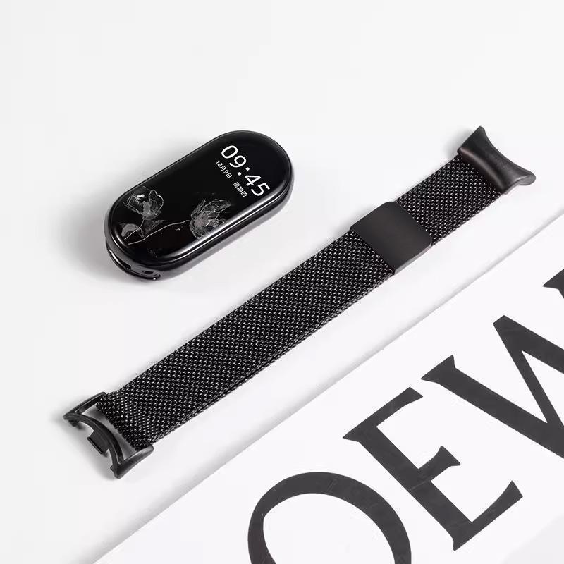 Compatible with Xiaomi Mi Band 9m Lanis magnetic metal strap Xiaomi 8 stainless steel women's watch strap