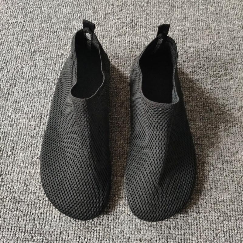 Mesler Summer Mesh Breathable Slip-On Driving Shoes for Men and Women, Non-Slip Soft Sole Driver's Special Thin Sole Exam Shoes