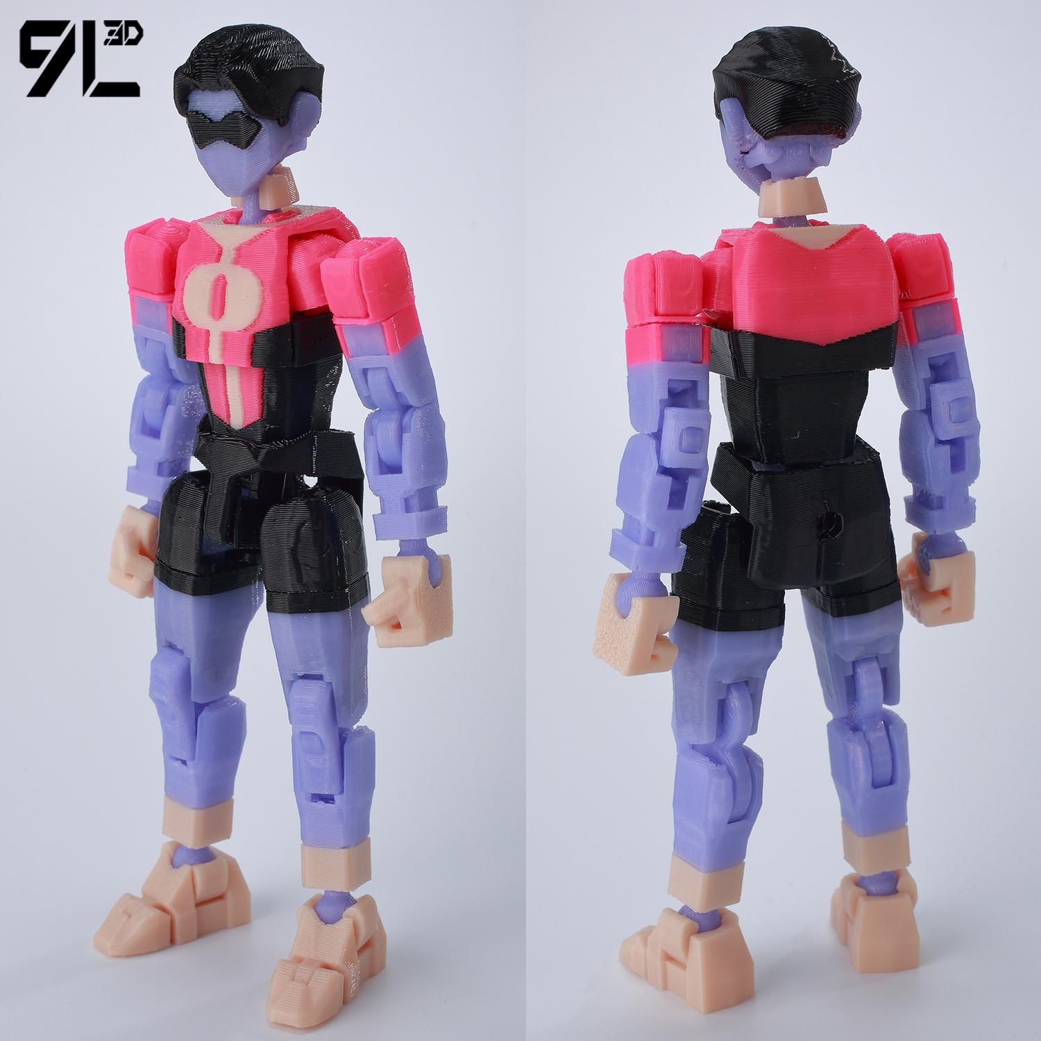 ​9L3D Dummy13 Invincible Boy Hero Oliver Figure Lucky13 3D Printed T13 Stress Relief Collectible Action Figure Titan13​