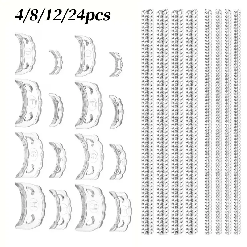 Ring Adjuster Kit with Silicone Pads and Wires, 12 Sizes Adjustable, Fit, Perfect for Loose Rings, Jewelry DIY Accessories