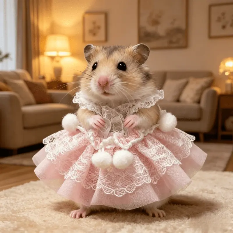 2pcs Hamster Clothing, Suitable for Reptiles, Dwarf Hamsters and Small Pets. Spring/summer Style Pet Clothing for Festivals.
