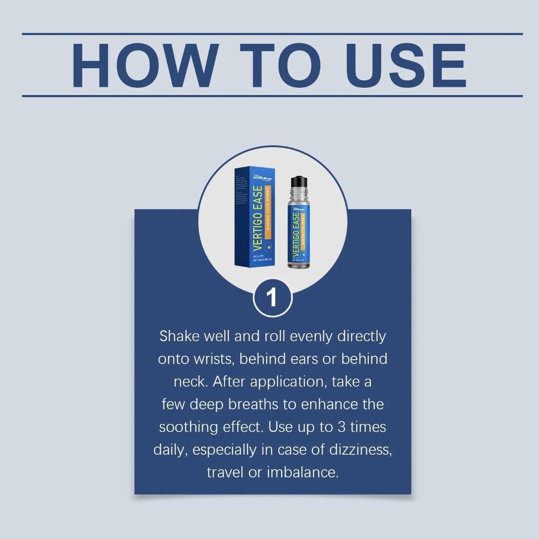 South Moon Vertigo Ease Aromatherapy Roll-On Oil – Natural Fast Relief for Dizziness, Nausea, Motion Sickness & Head Discomfort – Portable 10ml Travel Size – Gentle Plant-Based Formula – Buy 1 Get 1 Free South Moon Vertigo Ease Aromatherapy Roll-On Oil – Natural Fast Relief for Dizziness, Nausea, Motion Sickness & Head Discomfort – Portable 10ml Travel Size – Gentle Plant-Based Formula – Buy 1 Get 1 Free