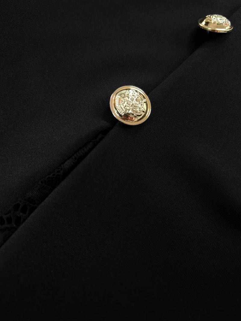 Women's Solid Button Decor Semi-sheer Wide Leg Pants, Elegant Fashion Chic Formal Casual Trousers for Daily Outdoor Wear, Women Bottoms for Summer, Loose Palazzo Pants, Wideleg Pants, Modesty Trousers