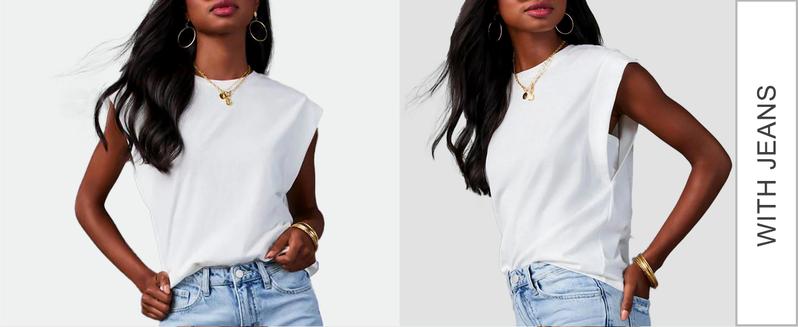 WIHOLL Cap Sleeve Tops for Women Summer Top Basic Tee Shirts Casual Tank Loose Fit 2024 Fashion WIHOLL Cap Sleeve Tops for Women Summer Top Basic Tee Shirts Casual Tank Loose Fit 2024 Fashion