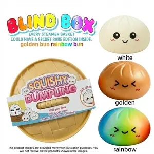 1pc super-sized, expressive steamed bun—the Mystery Gift Box Steamed Bun Stress Relief Toy. Made from soft TPR material, it helps relieve stress and offers a surprise when opened. Each package contains a random design. Perfect as a gift for any situation