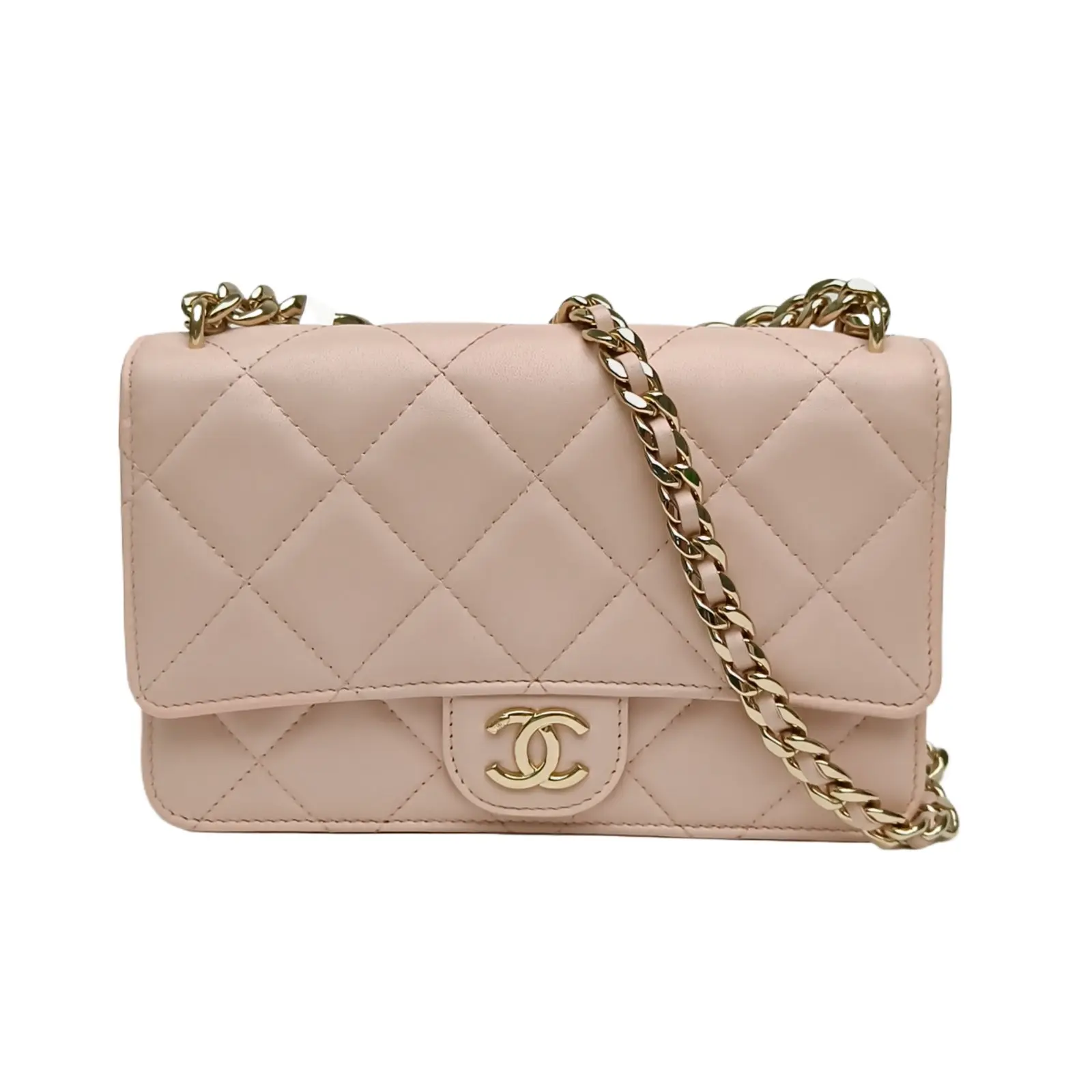 Pre-owned CHANEL 【alea】CHANEL 22C Enamel Thick Chain WOCP236273496