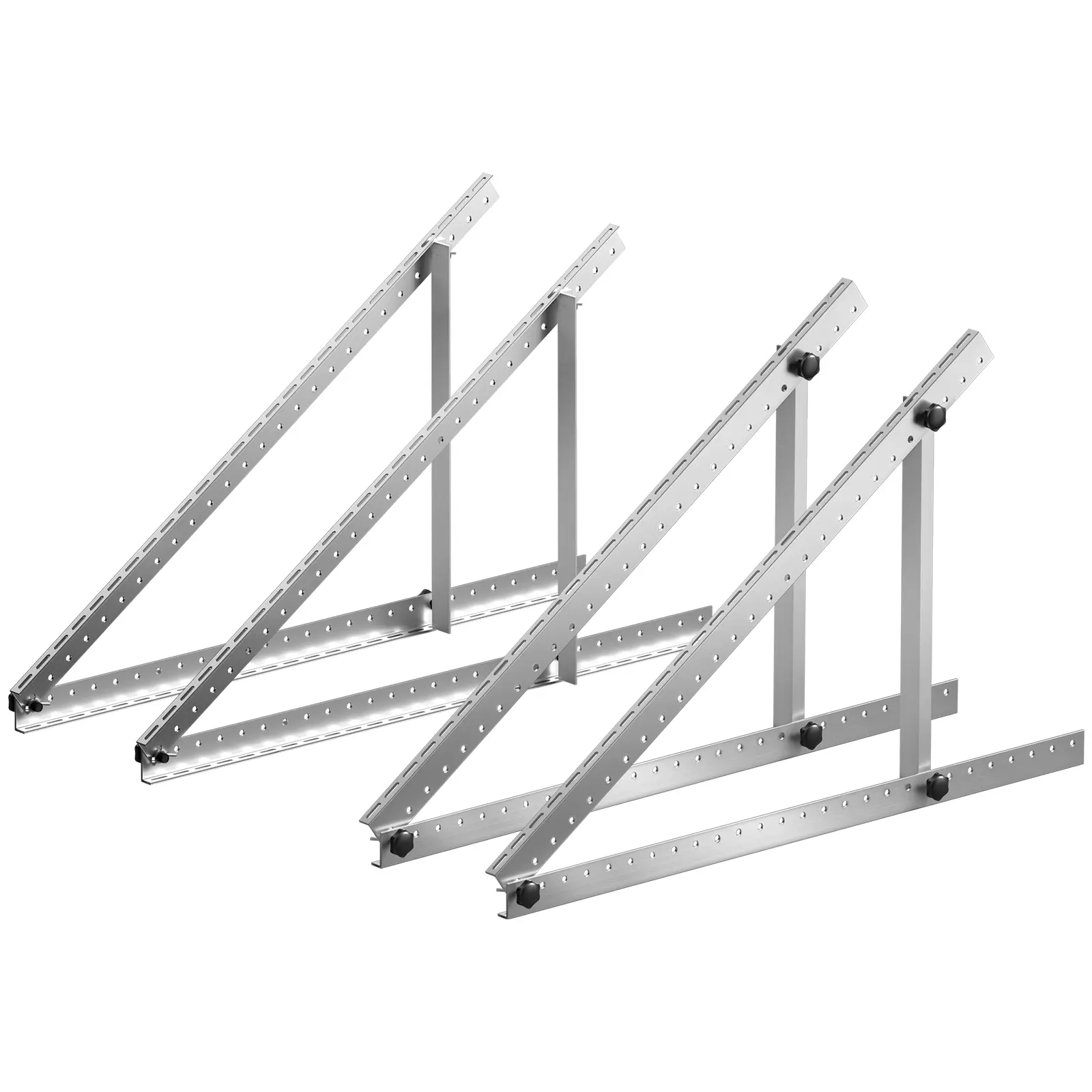 2 Sets Solar Panel Mounting Brackets 45-inch, 265 lbs / 120 kg Maximum Load Capacity, Aluminum Alloy AL6005-T5 Construction, Wide Applications, For RV Boat Off-Grid
