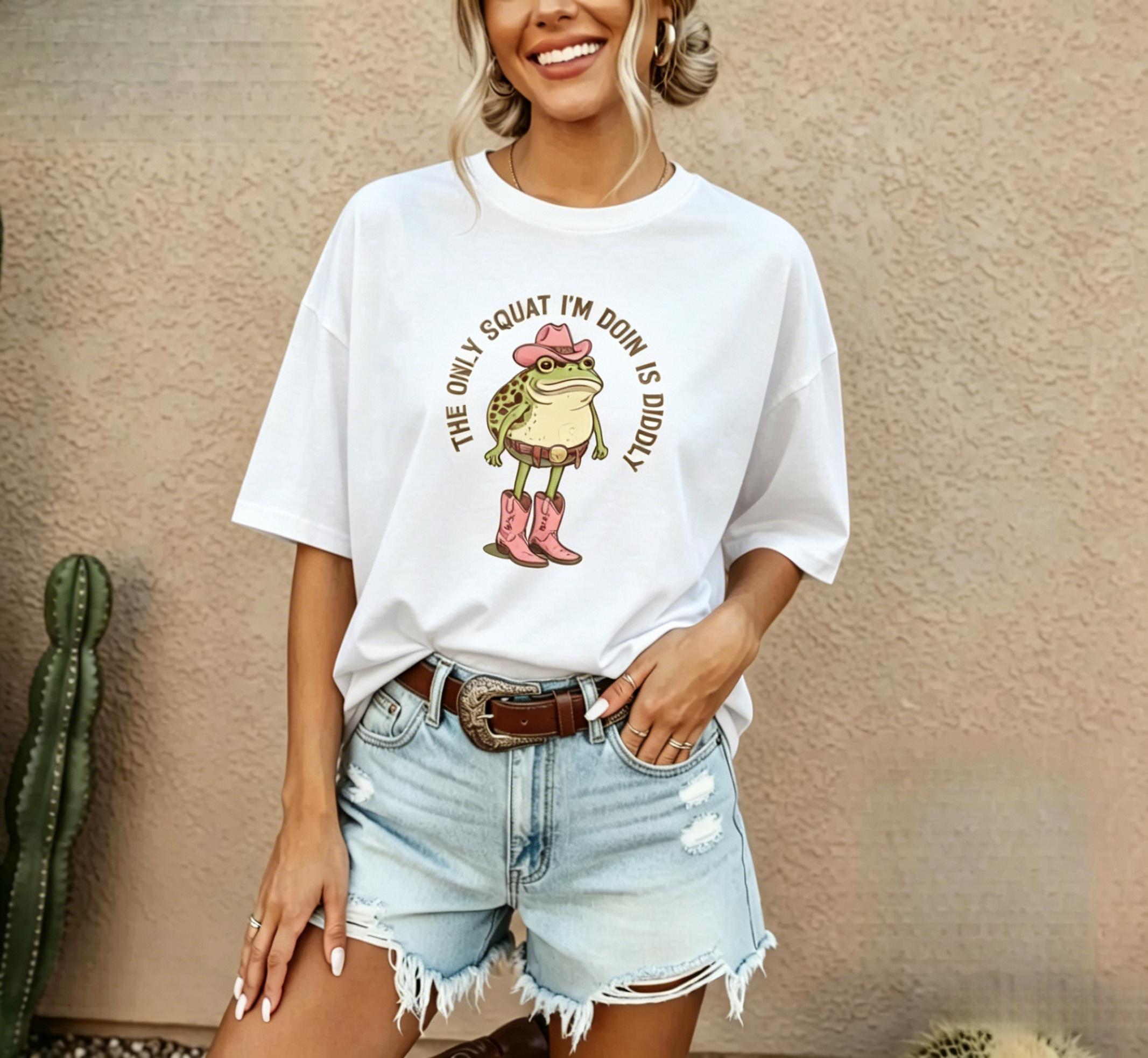 Diddly Squat Shirt Comfort Colors, Trendy Women's Tshirt