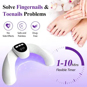 U-Type Adjustable Nail Lamp, Portable LED Light for Nails, Ideal for Home Use, Compact Design, Easy to Operate, Perfect for Manicure & Pedicure