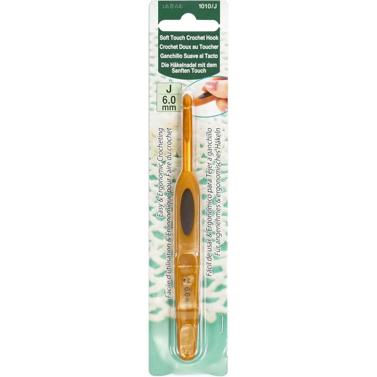 Soft  6.0-mm Crochet Hooks, Size J, 1010/J