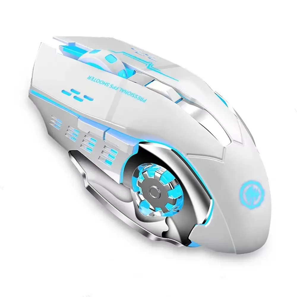 2.4G Bluetooth Mouse Gaming Computer Rechargeable Wireless Mouse USB Mechanical E-Sports Backlight PC Gamer Mouse For Computer
