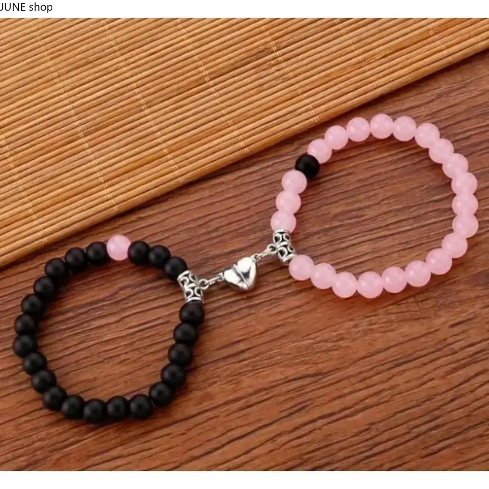 2026 Upgraded Minimalist Magnetic Sports Bracelet Set - Unisex Romance Bangle, Basic Concise Elegant Mutual Attraction Jewelry for Valentine’s Gifting, Light Sleek Casual Workout Accessory, Daily, Arm Candy Accessories, Friendship Bracelets & Bangles, Hea
