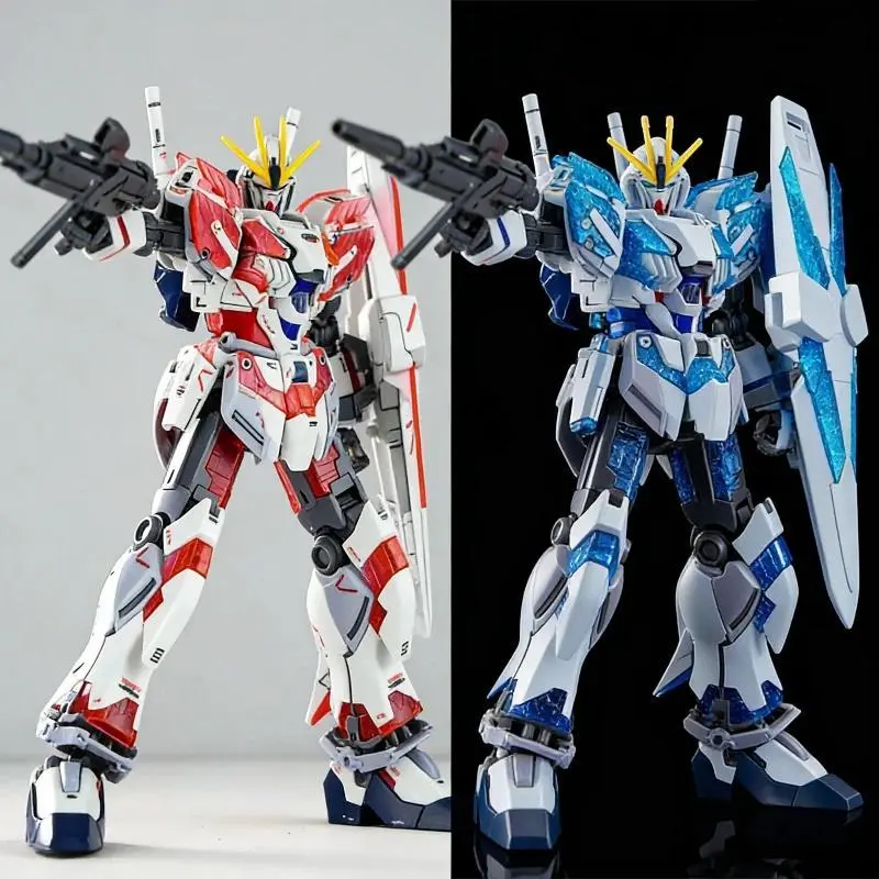 HG 1/144 RX-9/C Narrative Gunpla C-Packs Assembly Model Kit Blue Awakening Ver. Action Figure With Water Decals Anime Mecha Toy