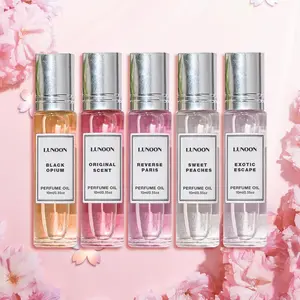 Long Lasting Pheromone Roll-on Perfume for Women, 5 Counts/set Portable and Easy To Use Perfumes for Women, Women's Perfume for Daily Use, Christmas Gift, Floral Sweet Fruity, Floral Fruity Fragrance, Floral Fruity Perfume