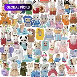 Cartoon Animal Pattern Stickers, 55 Pcs/Set Cute Animal Decorative Stickers, DIY Decals for Water Bottles, Laptops, Phone Cases, Scrapbooking and Journal Making #TOP PICKS