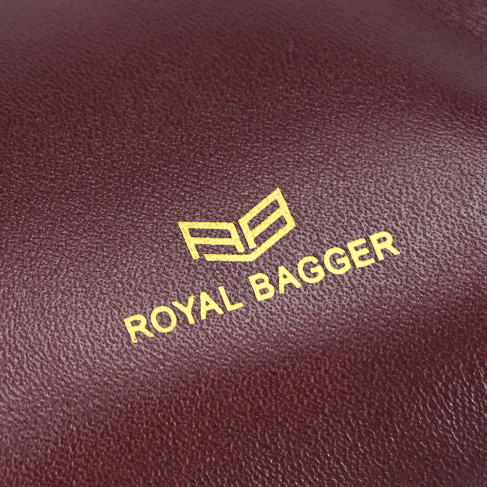 Royal Bagger RFID Genuine Leather Wallet for Women, Kiss Lock Clutch with Multi-Card Slots, Vintage Card Holder Purse 2468