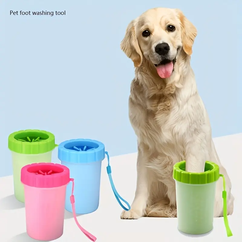 Pet foot washing cup Pet products Cleaning and beauty Dog products Bathing and foot washing artifact Cat foot washing Medium and large dog Golden Retriever foot washing artifact
