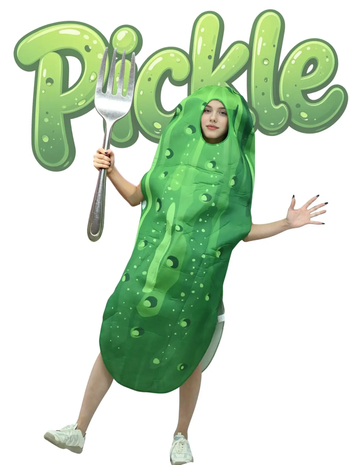 Funny Kimchi Cucumber Costume for Adults, Unisex Party Cosplay, Perfect for Halloween, Carnival, Daily Parties