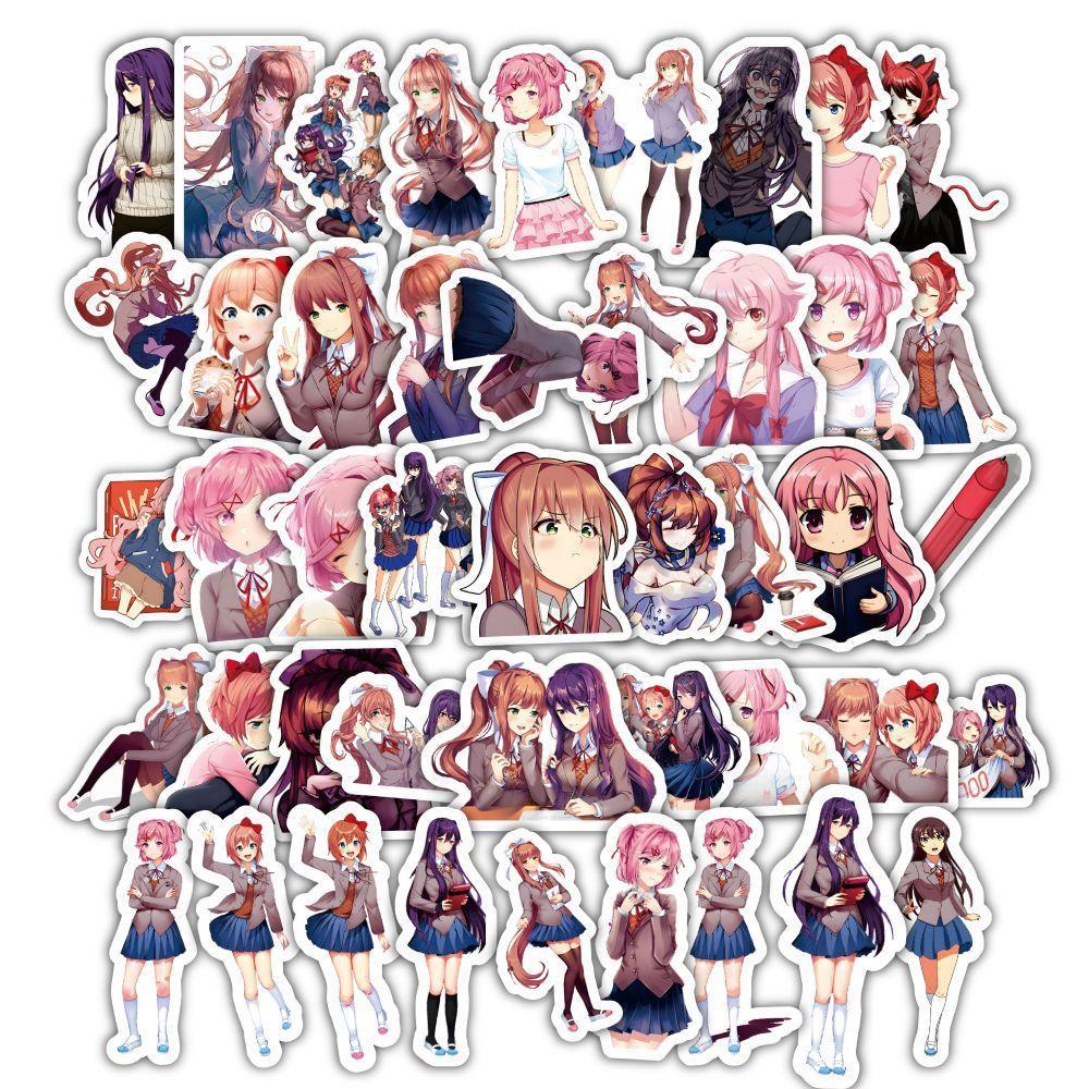 NEW Game New DDLC Decorative Waterproof Stickers