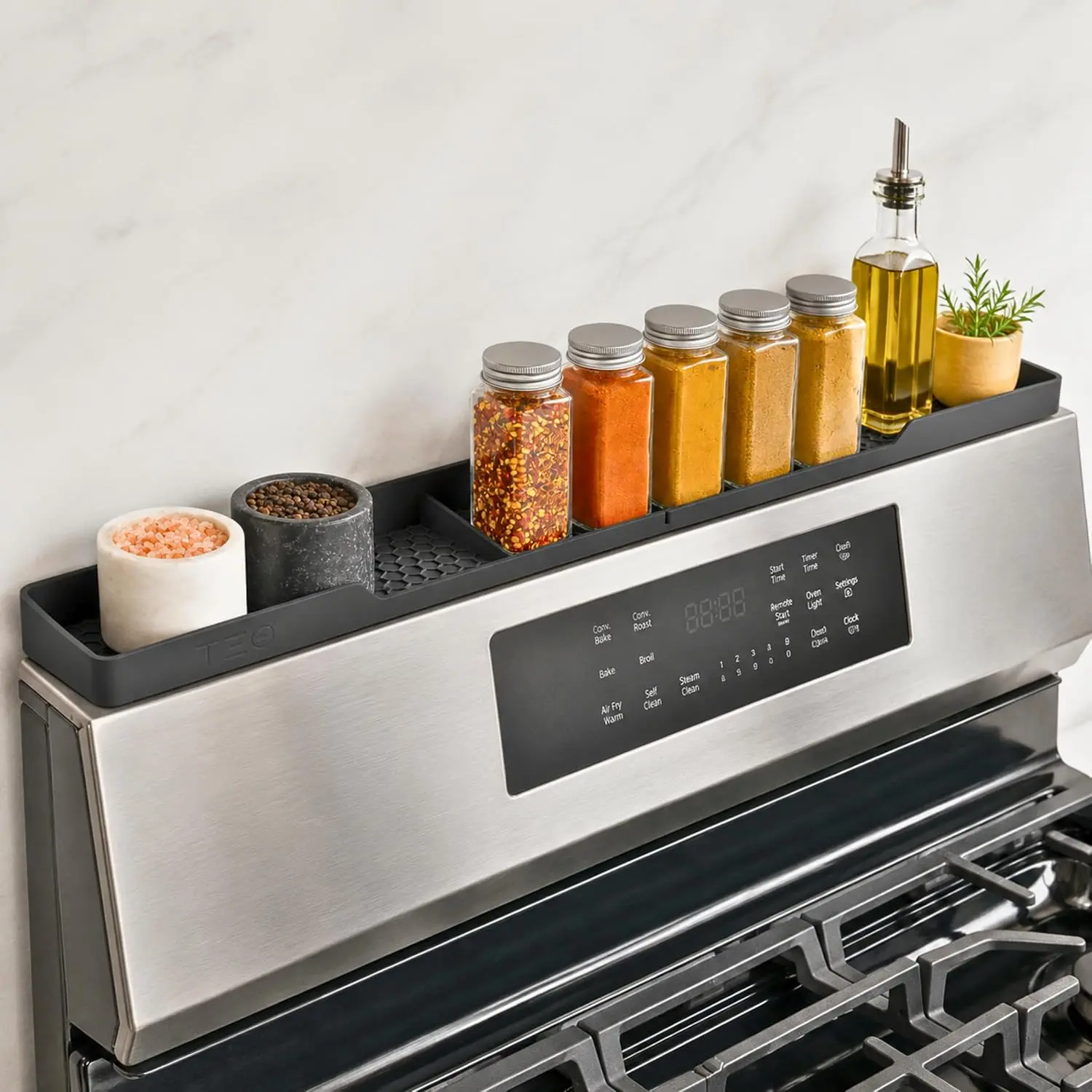 Stove Top Shelf, Over the Stove  Rack, Black | 30 Inch, Over Oven Shelf, -in , Heat-Resistant, Dishwasher Safe, Kitchen  Storage Organizer