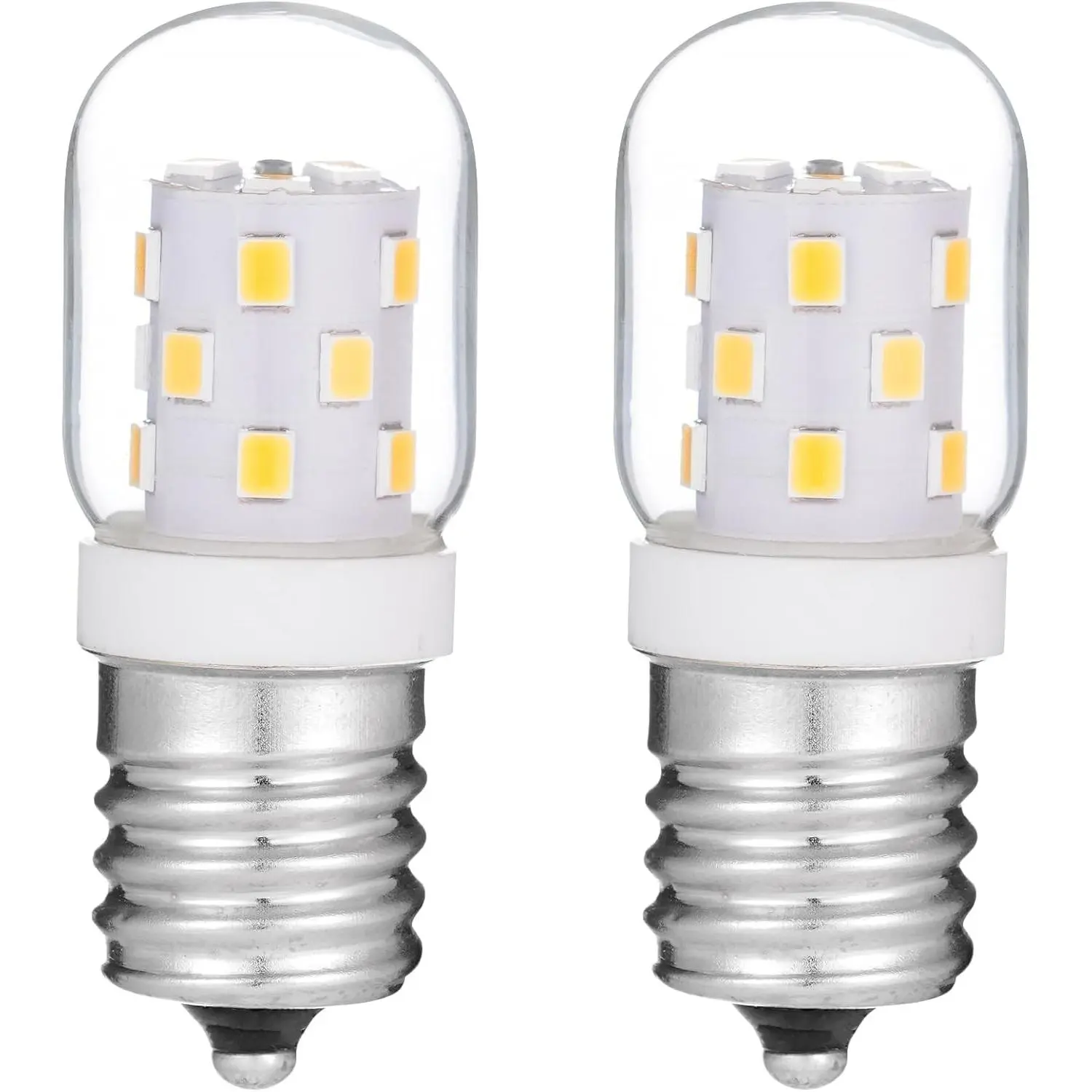 LED Light Bulb for Whirlpool Microwave WMH53521HZ06, WMH53521HZ1/2/4/5, WMH31017AS0/1/2/3/4/5- E17 3W 4000K White 820632A LED Light Bulb (2 Pcs)