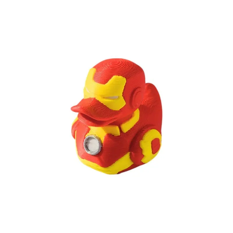 Cross-Border 3D Printed Duck Collection, Batman Duck, Deadpool Duck, Iron Man Duck, Creative Toy, Unique Ornament, Gift Idea