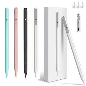 MEKO iPad Pencil 2nd Generation Active Stylus Touch Pen, 13-Min Fast USB Recharge, Includes 3 Replacement Tips, Compatible with Apple iPad Air, iPad Mini and iPad Pro Tablets