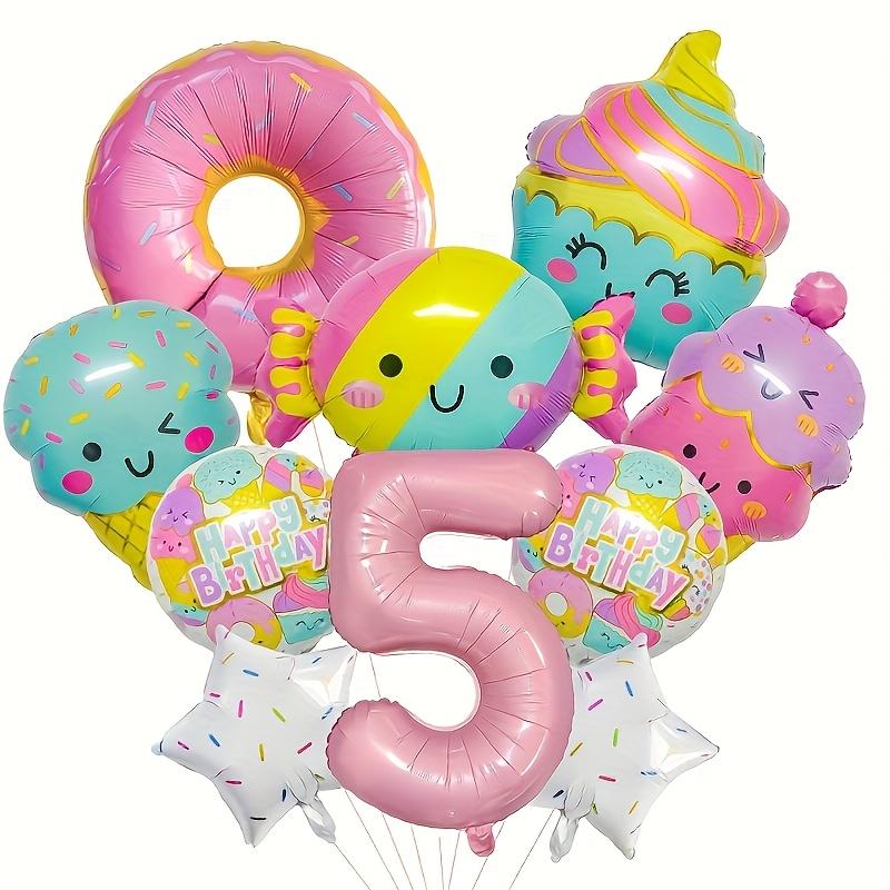 New Candy Ice Cream Balloon Set - Birthday Anniversary Scene Decoration Aluminum Foil Balloons, Christmas Decorations, Navidad Decoración