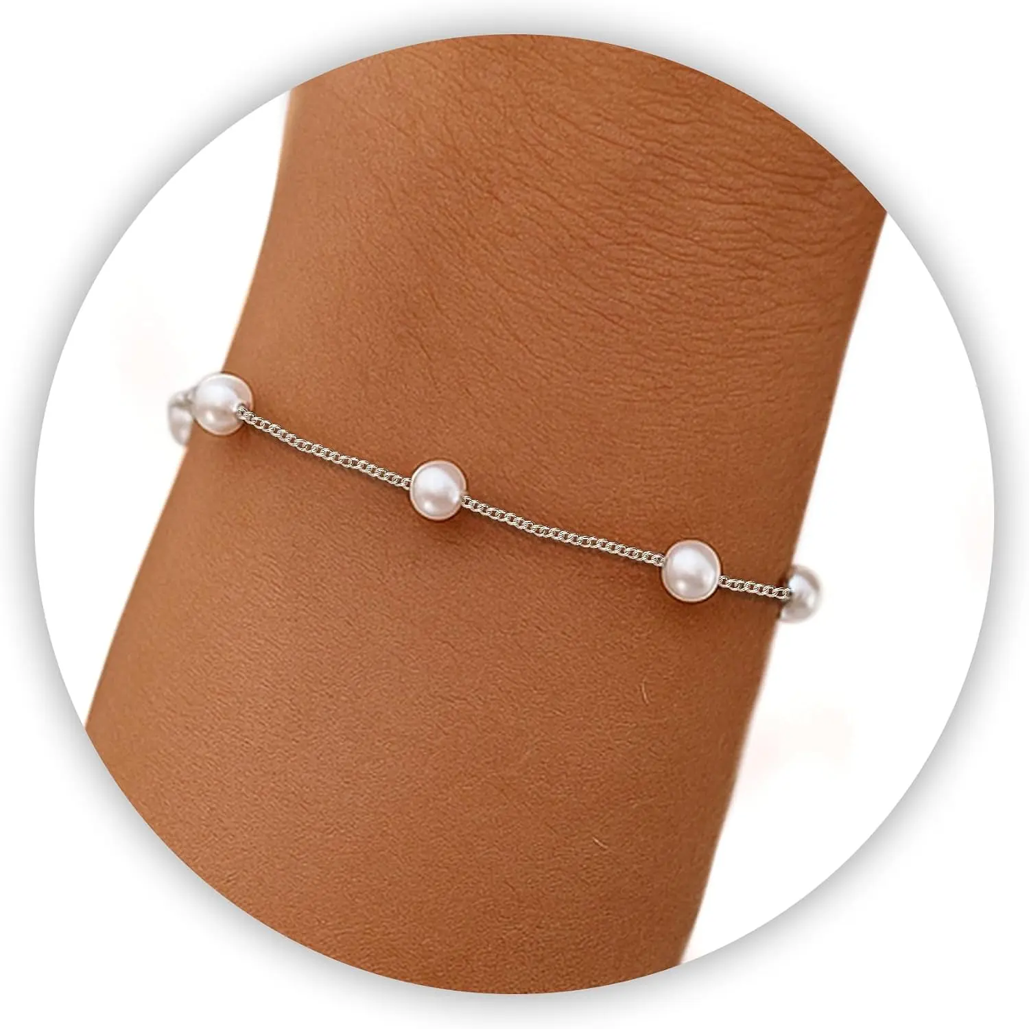 Bracelets for Women  Bracelet    |  Bracelet    Summer Gifts for Girls Dainty Daisy and Heart Bracelets Cute Floral  for Bridesmaid