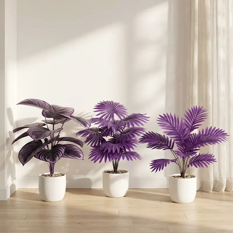 63cm/24.80inch Artificial Palm Leaf, Realistic Tropical Decor, Halloween Gothic Bohemian Wedding Jungle Party Decoration