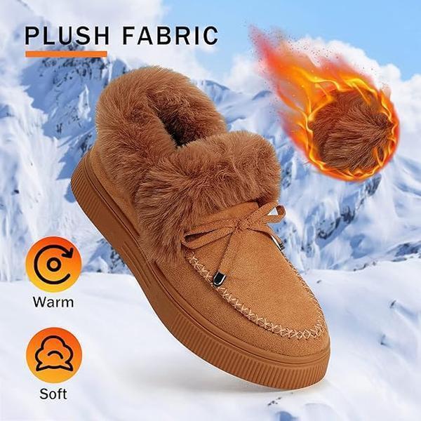 【NEW】Fashare Women's Platform Warm Moccasin Slippers Slip On Loafer Plush Shoes Anti Slip Flat Walking Loafers Faux Fur Snow Boots Soft and comfortable suede slippers for women 【NEW】Fashare Women's Platform Warm Moccasin Slippers Slip On Loafer Plush Shoes Anti Slip Flat Walking Loafers Faux Fur Snow Boots Soft and comfortable suede slippers for women