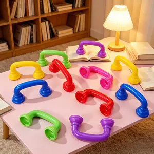 3/5/8/12pcs Reading Phones, Plastic Colorful Auditory Feedback Phones, Improving Pronunciation And Reading Fluency And Accuracy, Random Color
