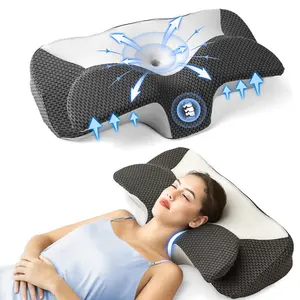 28" Extra Wide Ultra Comfortable Neck Pillow, 2 Contoured Heights for Side Sleepers, High-Quality Ergonomic Memory Foam Pillow for Sleeping, Washable and Breathable Cover, Suitable for Back and Stomach Sleepers, Valentine's Day