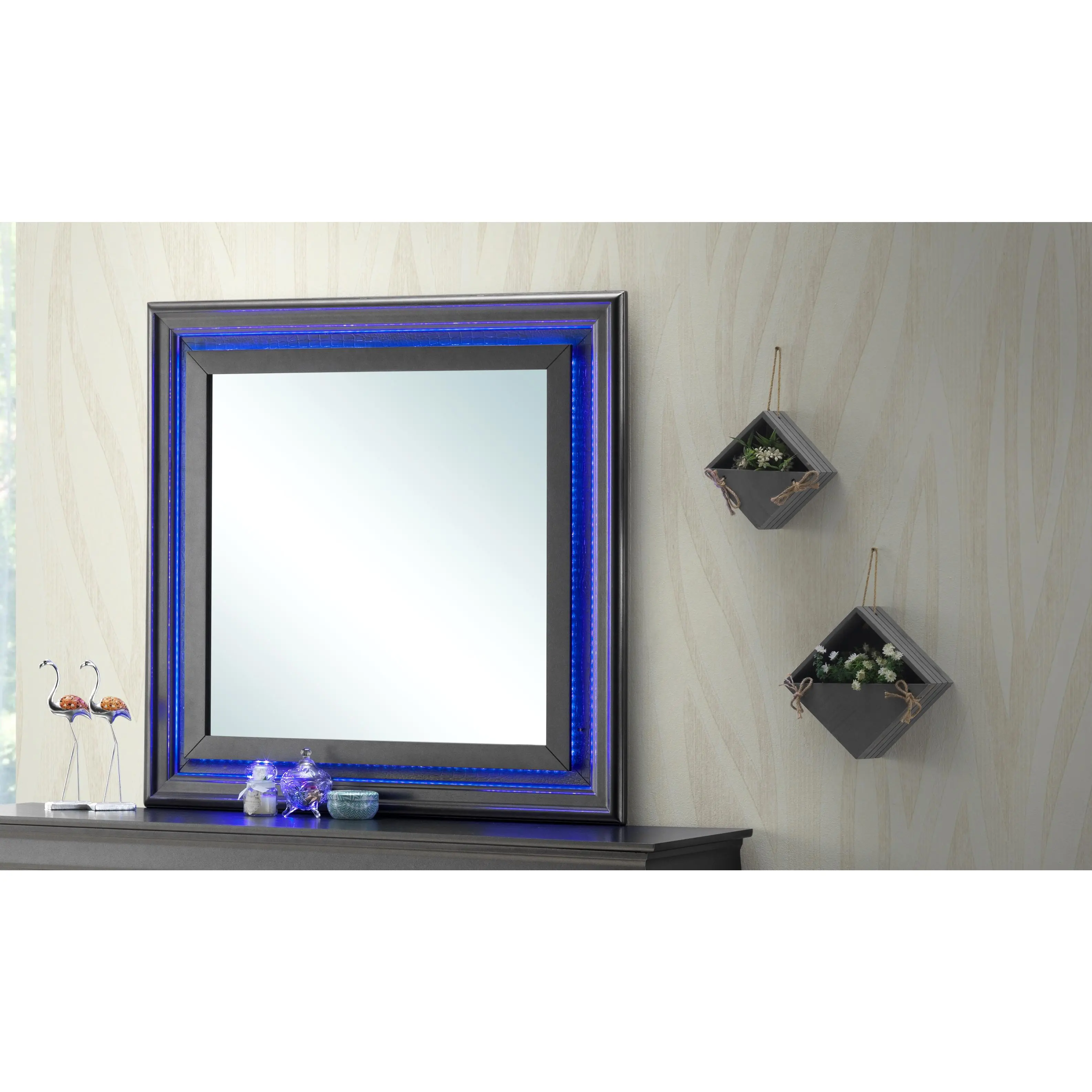 ARCH Elegant Transitional Mirror in Metallic Black for Wall Decor, Modern Home Accent, Stylish Full Length Mirror for Living Room, Bedroom, Entryway, Hallway, Bathroom, Office, Gift Idea, 1 Piece, Home Furniture and Household Product Search Terms