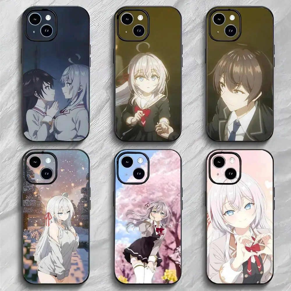 Alya Sometimes Hides Her Feelings in Russian Anime Phone Case Cute Romance Aesthetic Lightweight Protective Cover Compatible with iPhone 11-17 Pro Max/Plus & Samsung Galaxy S23-S25