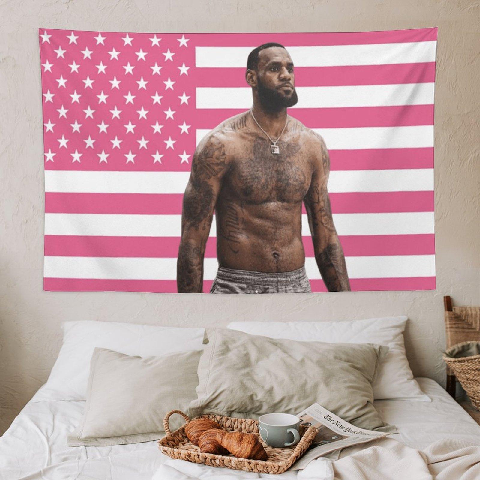 LeBron Art James wall tapestry poster for college dorm cave bedroom living room office party decoration gift LeBron Art James wall tapestry poster for college dorm cave bedroom living room office party decoration gift
