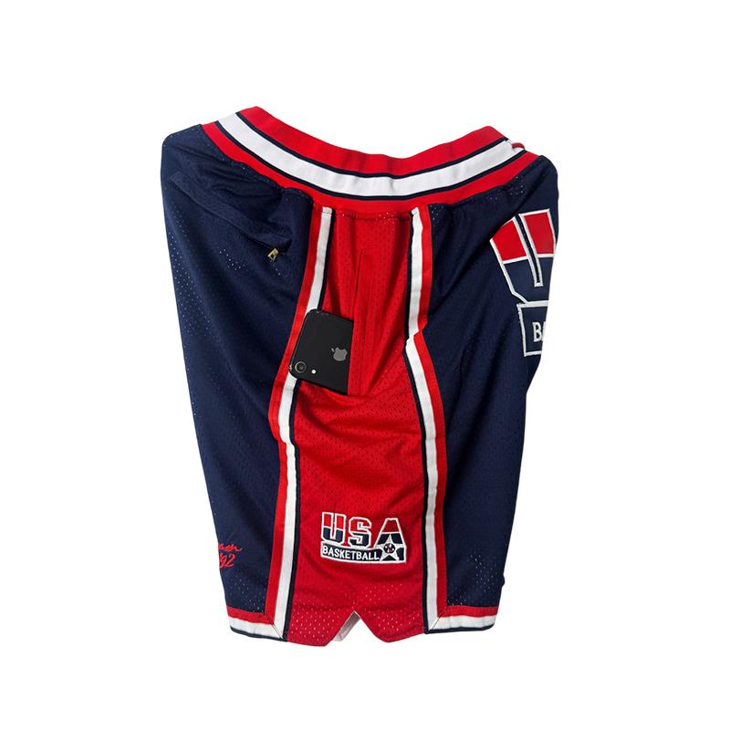 USA Basketball ドリームチーム　メッシュショートパンツ Men's USA Basketball Shorts Four pockets 1992 Dream Team high