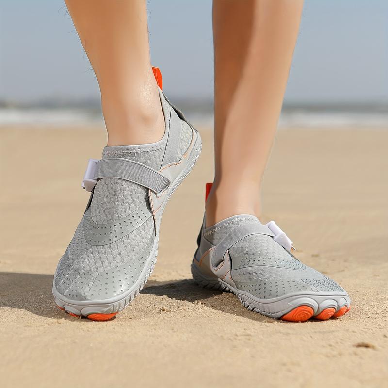 Men's river trekking shoes, wading shoes, beach shoes, reef non-slip men's quick-drying barefoot hiking shoes, swimming shoes, swimming water shoes, snorkeling shoes, suitable for beach vacations, camping, beach parties, five-finger men's shoes, soft, gym