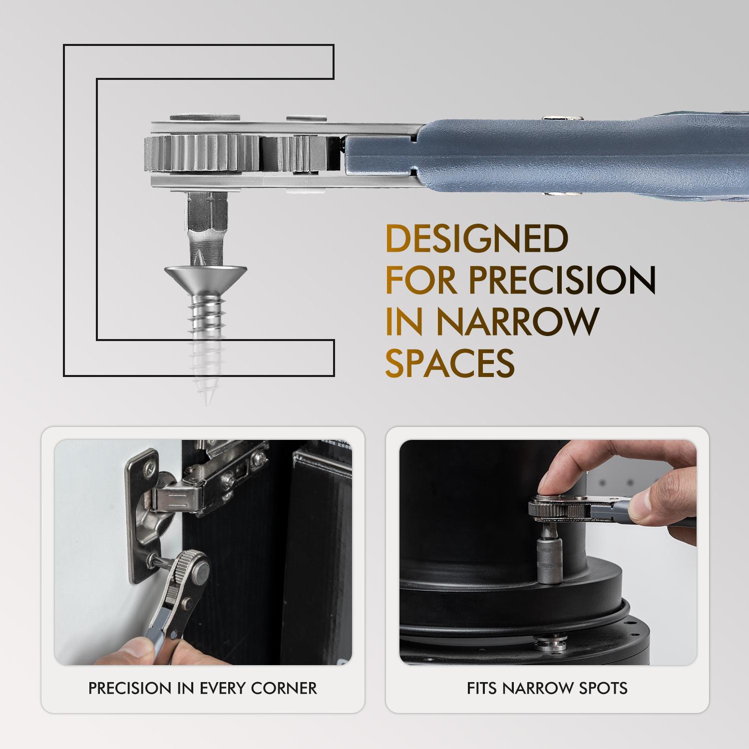 Hex Socket Wrench Set, Quick Release Ratchet Spanner, Internal Hex Key Screwdriver Repair Tools, Socket Combination Tool, Durable Hand Tool Kit for Mechanics, Hex Wrenches